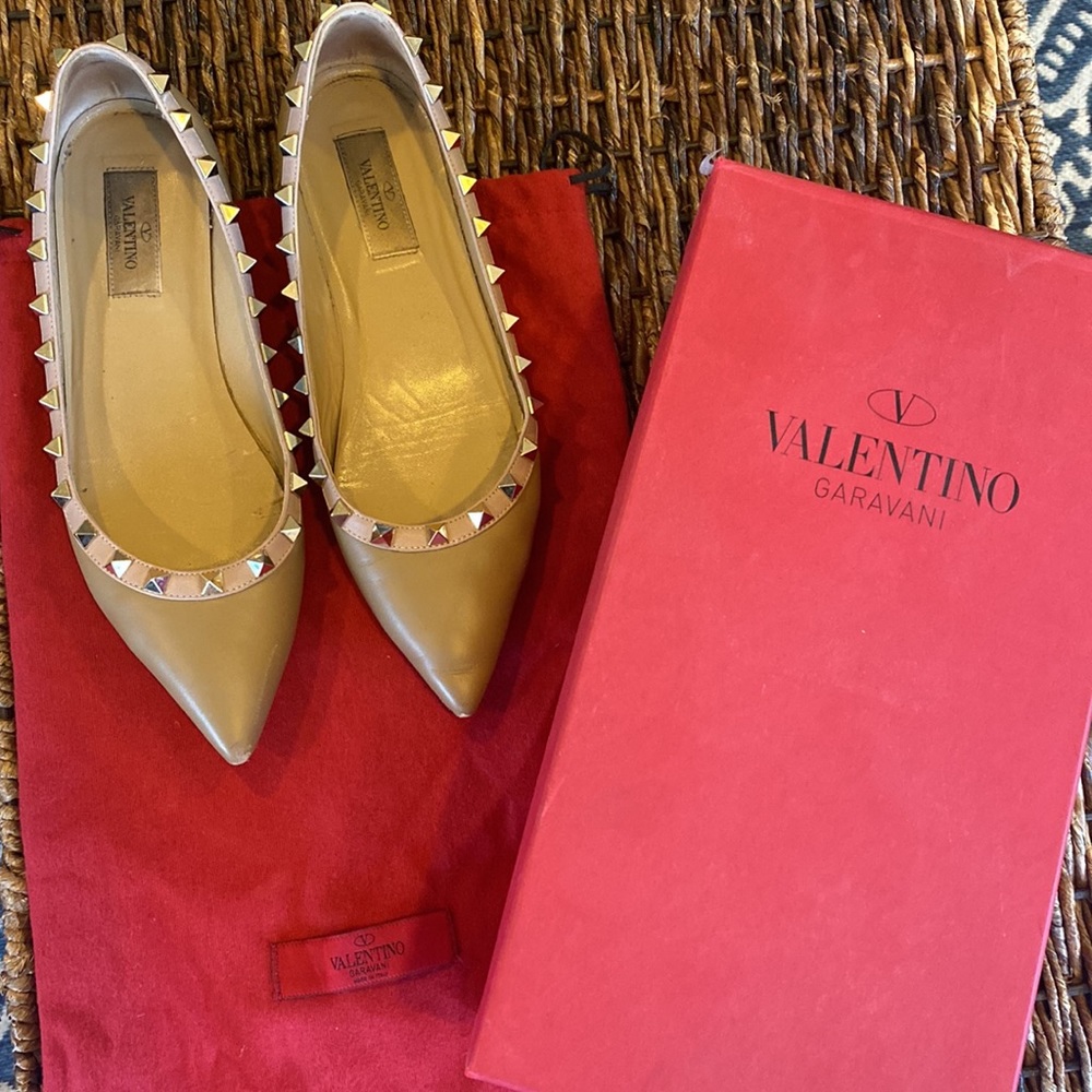 Valentino Rockstud Flat Size 37.5